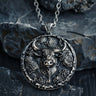 925 sterling silver bull pendant with cloud motifs displayed on dark stone background showing intricate details