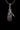 Angled view of the Silver Mystic Hand Pendant, highlighting the stippled texture and polished, claw-like fingertips.