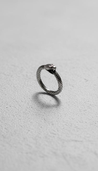 Silver Ouroboros Ring