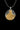 Two-tone Saint Mark pendant in 925 sterling silver, featuring a gold figure against a rustic silver background.