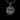 Silver Aquarius necklace featuring a detailed goddess figure surrounded by waves, hanging from a chain on a black background.