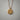 Gold-plated version of the Libra Skull Pendant, highlighting the intricate details of the scales and gothic design.