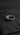 Top-down view of the 925 sterling silver moon ring on a dark slate surface, highlighting the detailed lunar craters.
