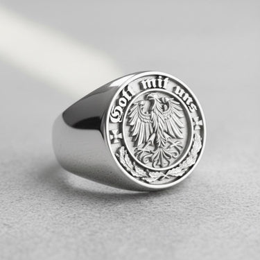 Silver Gott Uns Ring