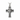 Silver Jesus Cross Pendant featuring the face of Christ with a crown of thorns and INRI inscription on a dark slate background.
