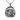 Front view of the 925 sterling silver Koi Fish Wave Pendant showcasing detailed scales and oxidized silver finish