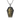 925 sterling silver Egyptian Anubis pendant featuring a detailed gold-toned deity in a coffin frame isolated