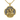 Two-tone 925 sterling silver Good Shepherd pendant featuring gold plated Jesus carrying a lamb on charcoal background