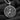 Front view of silver mermaid necklace pendant showing intricate scales and gothic ocean design details