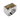 Two-tone rectangular signet ring featuring a knotwork cross and sunburst design on dark stone background