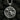 Polished silver weightlifting medallion showing bench press action with shiny finish and intricate details