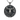 Sterling silver bull pendant featuring a detailed bull head with ornate clouds, shown on its chain against a dark rock.