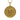 Gold vermeil Cristo Redentor pendant featuring Jesus with open arms on black charcoal background