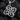 Gold plated celtic knot pendant design with white stones showing craftsmanship