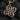 Gold plated sterling silver pendant with intricate knotwork and sparkling gem accents
