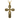Gold vermeil Orthodox cross pendant with crucifix and sunburst rays displayed on black coal background