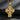 Reverse side of silver religious pendant featuring standing saint figure with Cyrillic script detail