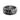 Black and white photo of a men's silver cross ring, showcasing the oxidized matte finish and stylized cross emblem.