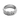 Top-down view of the Silver Mountain Ring, showcasing its irregular, craggy edges and rock texture on a light concrete surface.