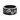 Silver musical instrument ring with embossed guitar and violin designs, shown from the front on a textured white surface.