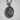 Handcrafted Saint Joseph pendant in oxidized silver highlighting the textured background and patron saint design