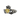 925 sterling silver Claddagh ring with yellow heart gemstone and crown detail on dark background