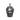 Top-down view of the Silver Lion Skull Pendant, showcasing the intricate coffin design with a roaring lion over a human skull.