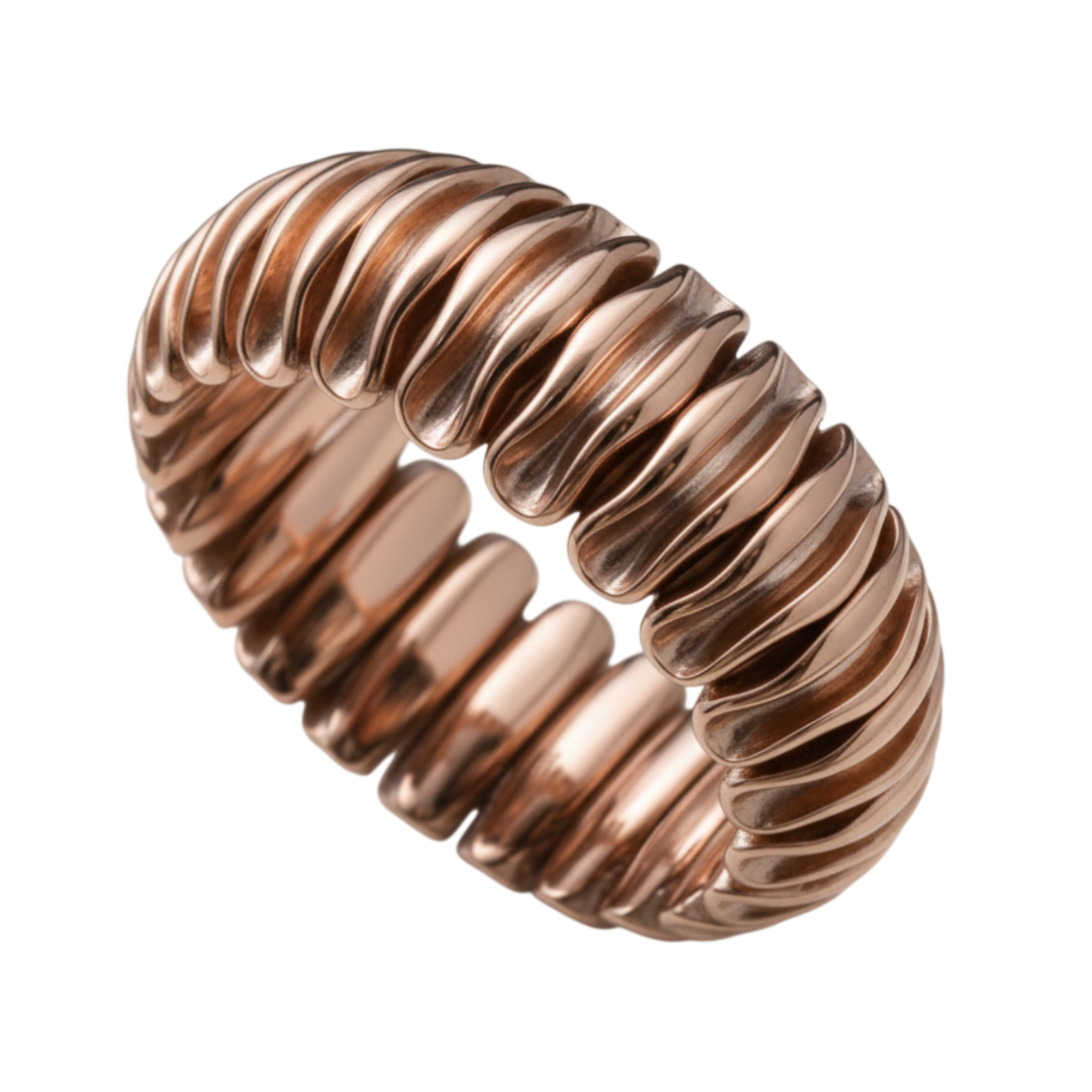 Ribbed Band Ring | Oxidized Silver | Sarnion