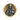 Top-down view of the 925 sterling silver Sacred Heart Jesus ring showcasing the detailed two-tone radiant halo design