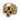 Foliate skull ring, front view on white studio background