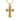 14K gold vermeil Jesus crucifix pendant crafted from 925 sterling silver displayed gracefully on a white background.