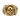 Front view of gold vermeil snake skull ring featuring double headed serpent wrapping around a skull on grey background