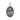 925 sterling silver Saint Patrick pendant featuring detailed bishop iconography and shamrock isolated on white background