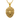 Close-up front view of 14K gold vermeil eagle pendant showcasing intricate feather details on white background