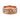 Rose gold plated 925 sterling silver thorn band ring featuring a raised swirling tribal pattern on a stippled background