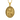 14K gold vermeil Saint Martin pendant detailing intricate Roman armor and sword on a white background