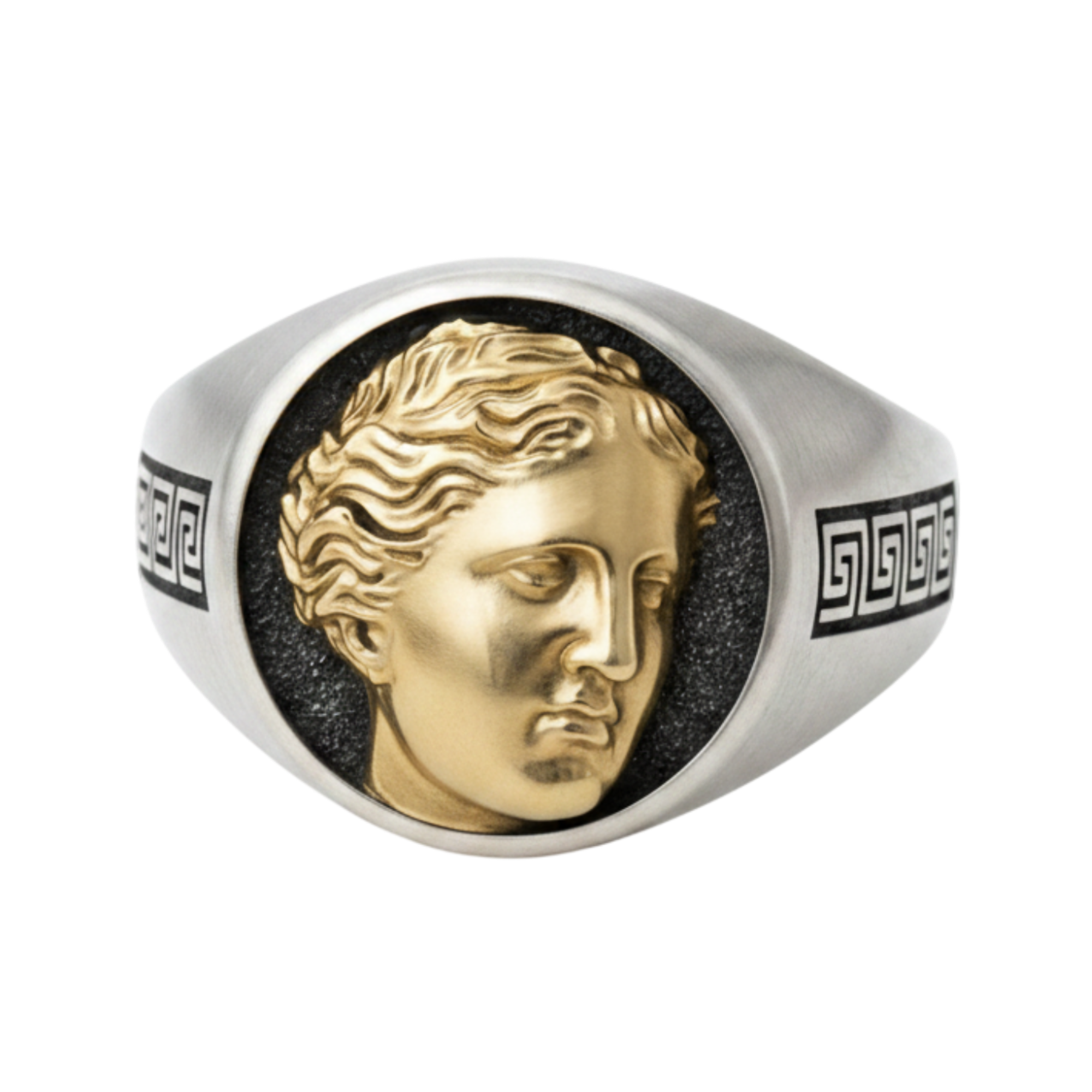 Greek Goddess Ring | Oxidized Silver | Sarnion