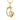 14K gold vermeil mother baby footprint pendant with sparkling stones displayed on a clean white background