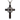Gothic cross pendant in 925 sterling silver featuring intricate dark metalwork and deep red stones on white background.