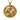 Lion Horoscope Pendant in 14K gold vermeil showcasing intricate man and lion face 3D details on a clean white background