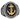 Front view of 925 sterling silver Navy anchor ring featuring 14K gold vermeil detail and oxidized wave background