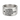 Military dog tag ring, front view on white