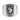 101st airborne division ring, oxidized silver, front view on white background