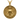 Yoga meditation pendant in gold finish showcasing a female figure in lotus pose with radiant sunburst background
