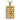 14K gold vermeil Joker Card Pendant featuring a detailed 3D jester design and sparkling stone border