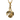 Stemmed Rose Pendant, front view on white