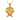 Crossed angel wings pendant, gold vermeil, front view on black background