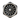 Top-down view of 925 sterling silver hexagon turbine ring showcasing intricate mechanical fan blades and oxidized finish.