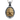 Front view of 925 sterling silver Leo lion pendant featuring a two-tone gold lion head and oxidized silver base.