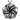Front view of 925 sterling silver plumeria flower pendant showcasing overlapping sculpted petals on clean white background